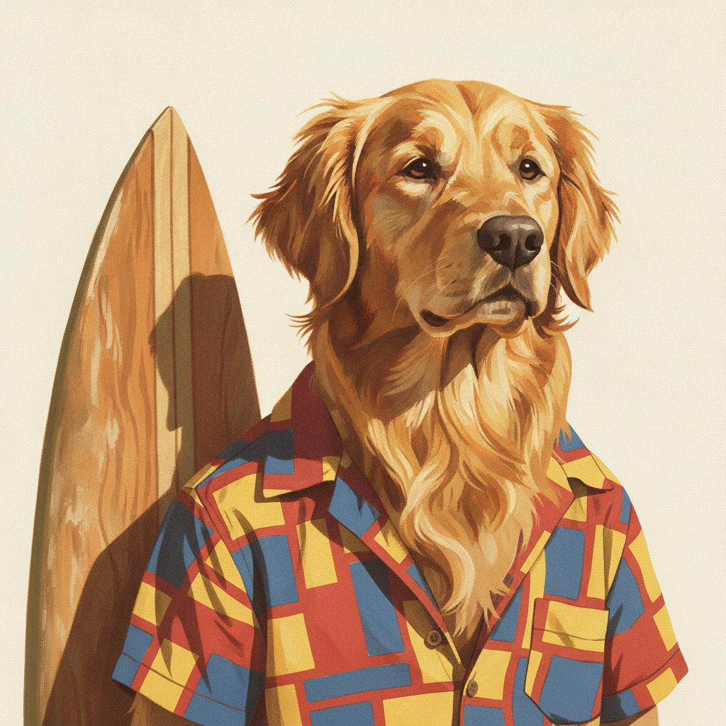 Bunny Sunderland · Surfhund t-shirt