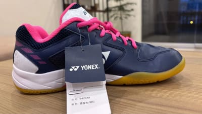Yonex Power Cushion 210 Pink Blue Badminton Shoes