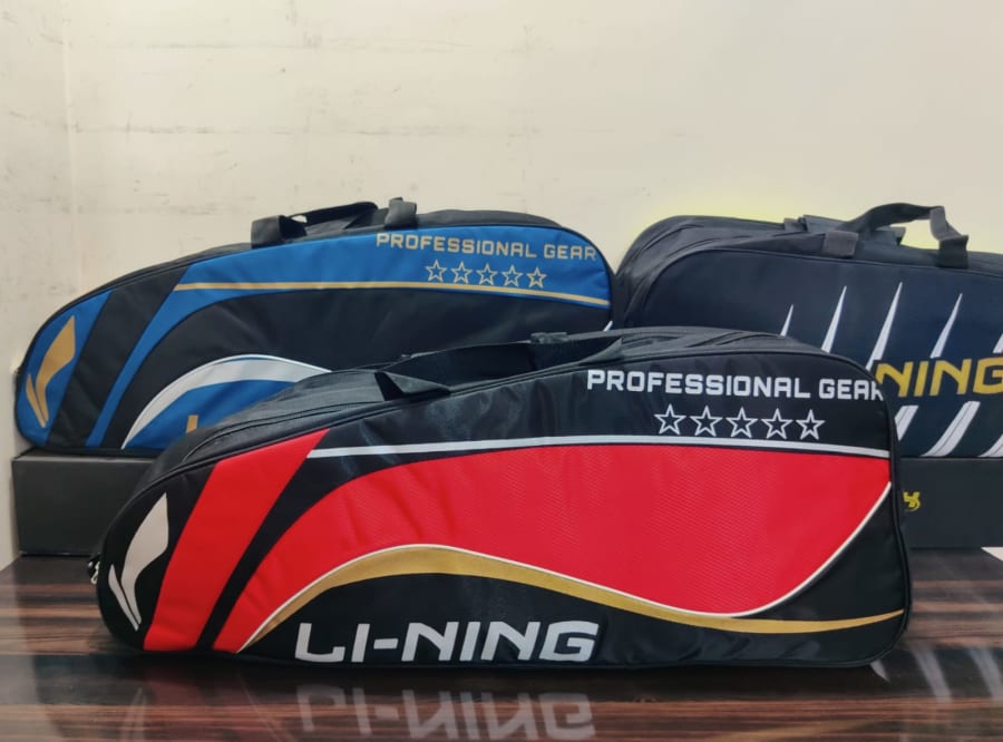 *Li-Ning Badminton Bag*🏸 Badminton Bag✅ Brand New✅ 3 Zipper✅ Padded Compar
