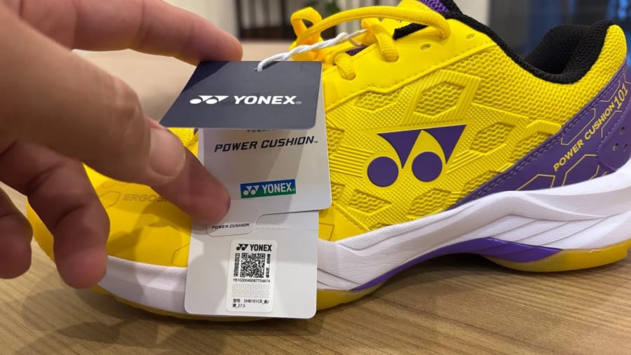 Yonex Power Cushion 101 Yellow Badminton Shoes