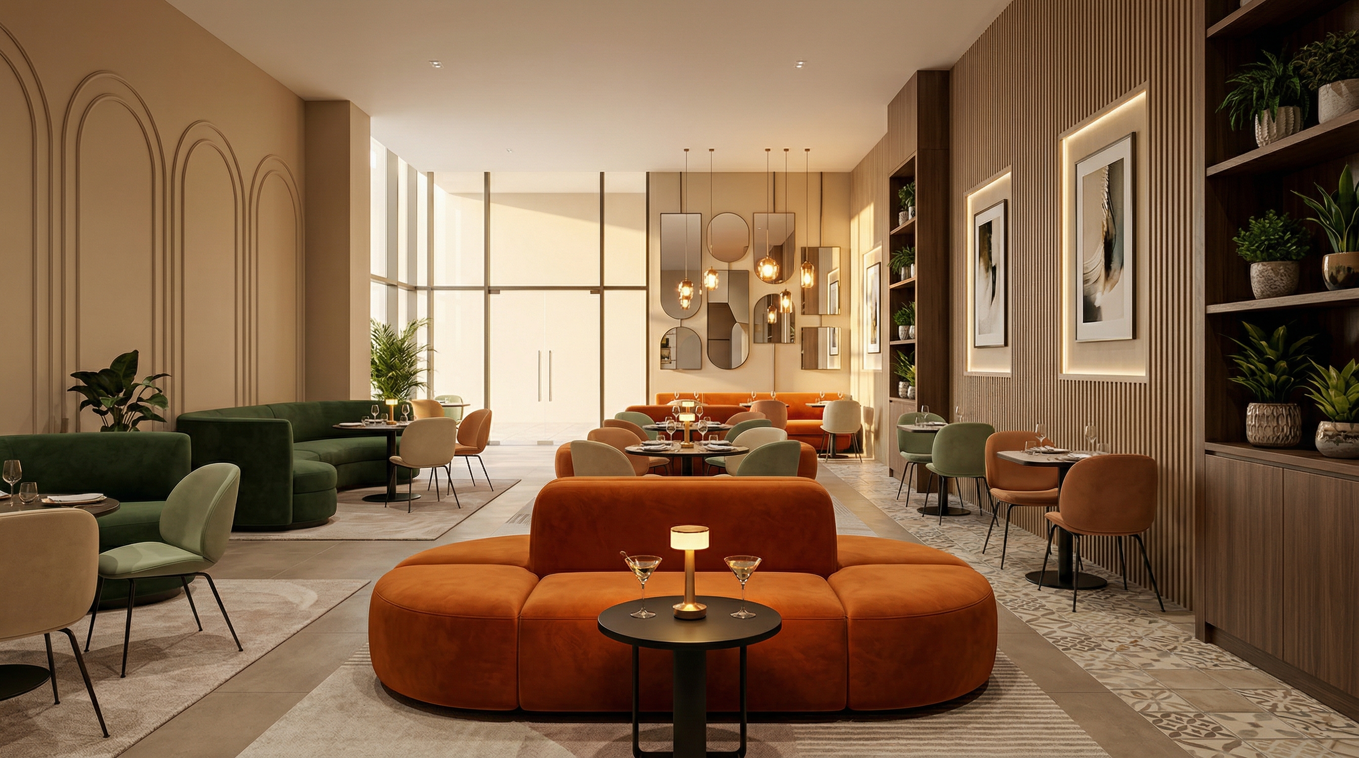 Hallway and entrance — design render