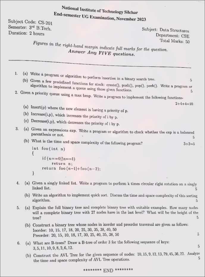 Question Paper