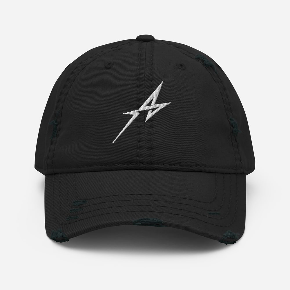 AZ Black Star Distressed Hat