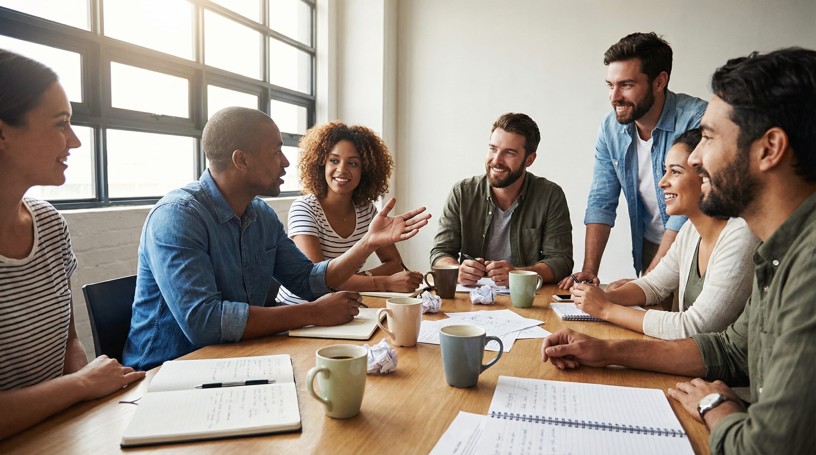 Framework showing the cycle of psychological safety: leader vulnerability, employee voice, learning from failure, improved outcomes