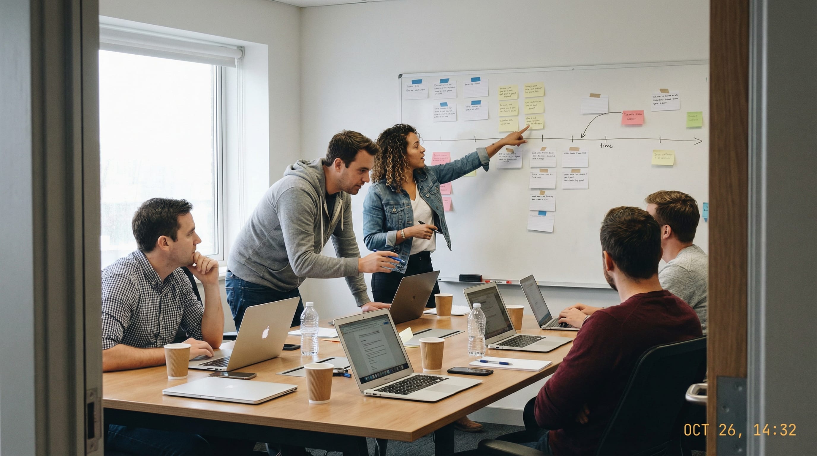 Post-incident review checklist showing incident timeline, root cause analysis, response evaluation, stakeholder feedback, action items with owners and deadlines, and follow-up schedule
