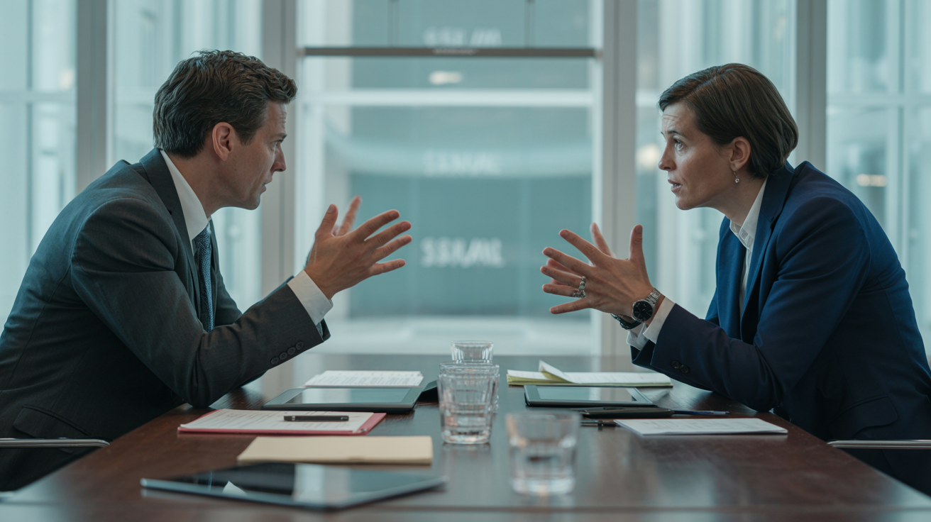 Overlay image showing crisis communication strategies