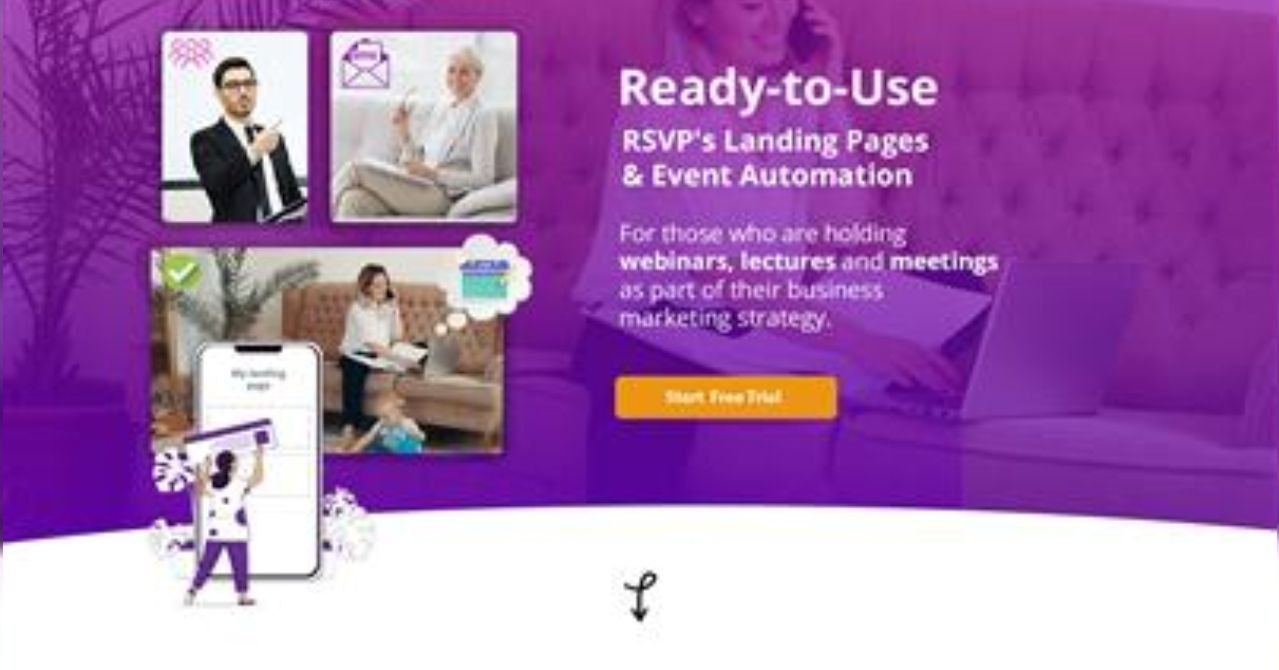 Get Your Online Event's  Landing-Page