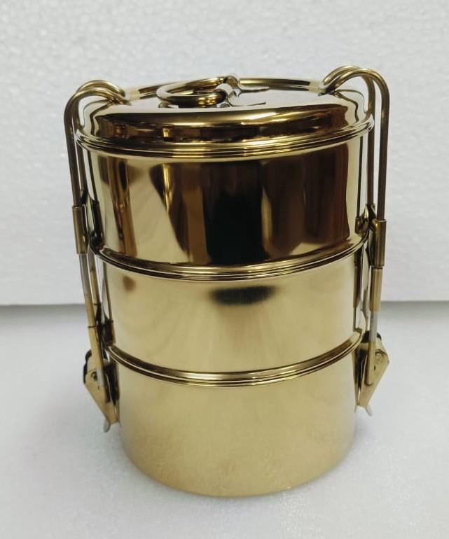 Vintage Copper Tiffin or Vintage Brass Piece