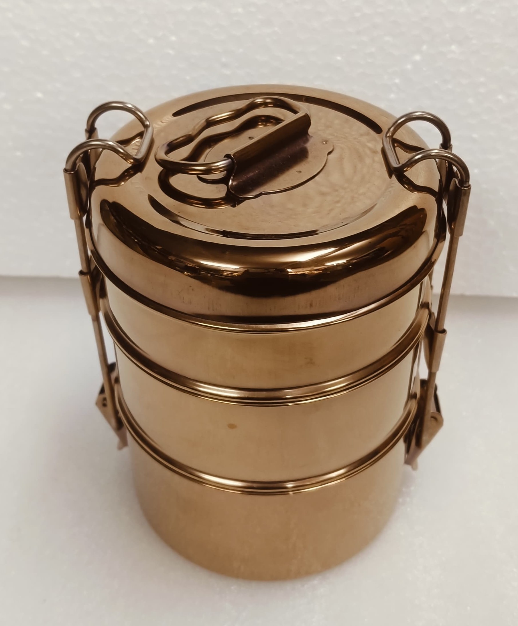 Vintage Copper Tiffin or Vintage Brass Piece