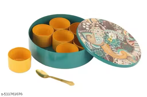Teal Spice Box