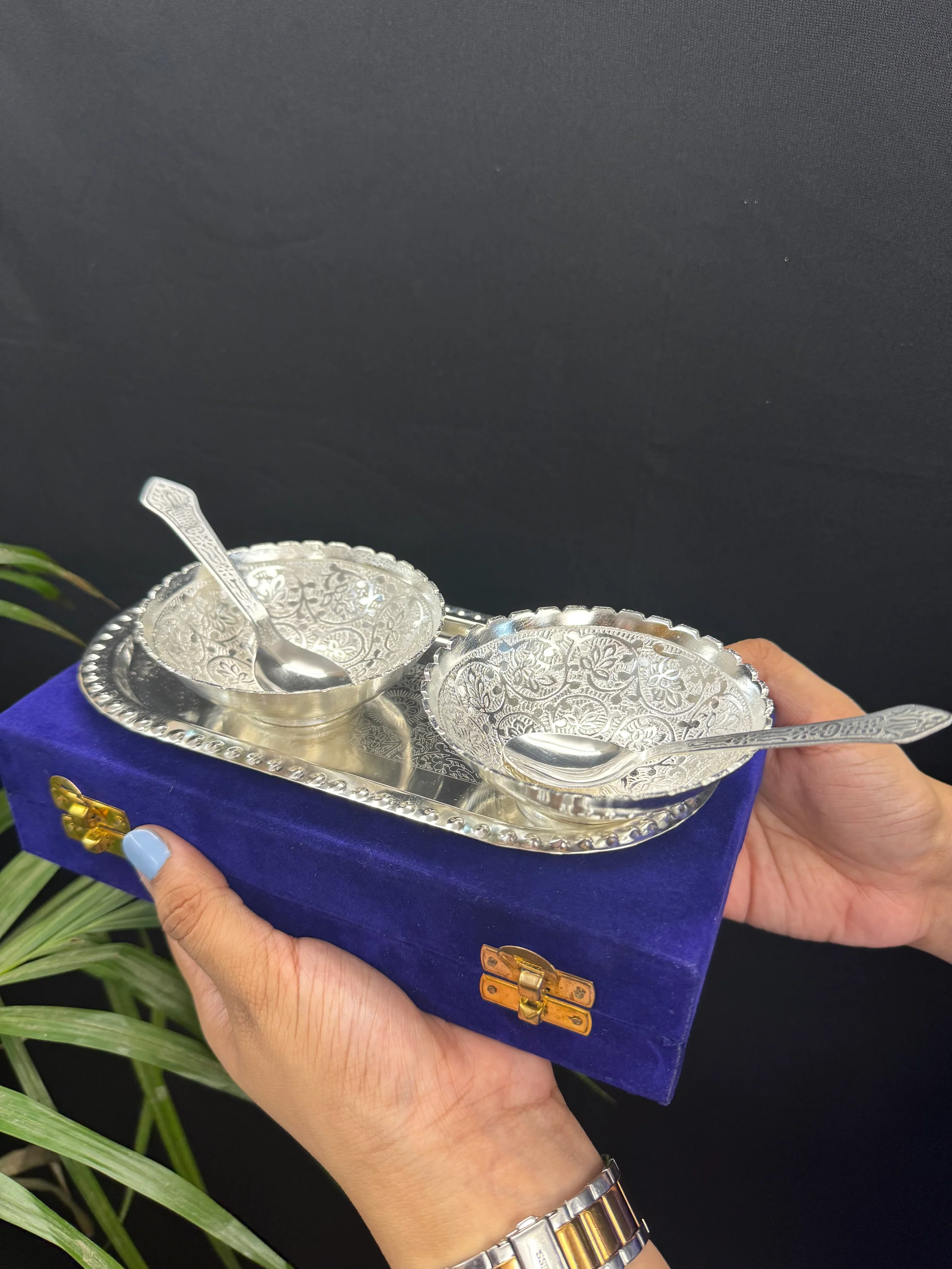 German Silver or Dual Colour Gifting Bowls