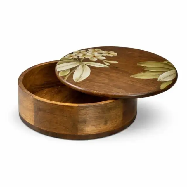Handpainted Wooden Roti Box