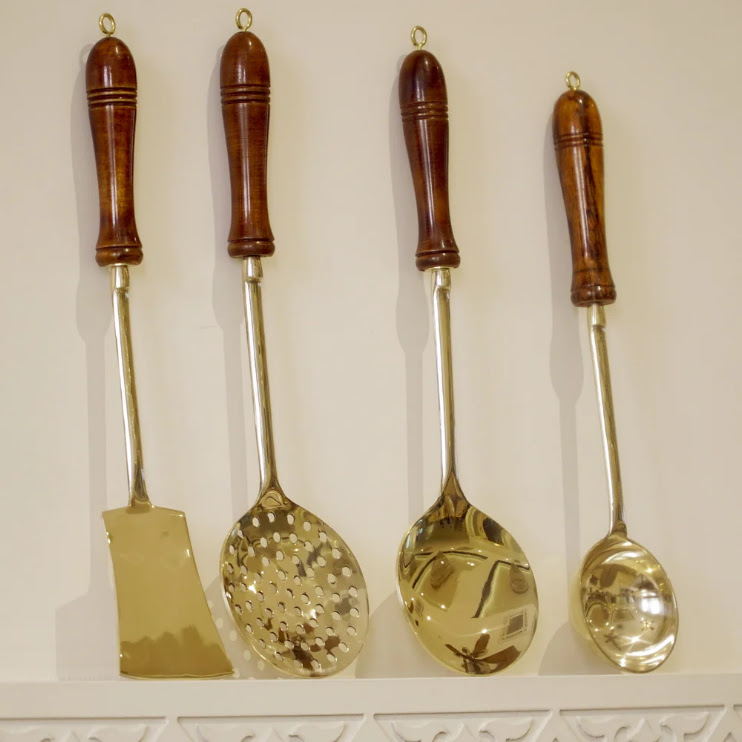 Brass Regal Laddle Set