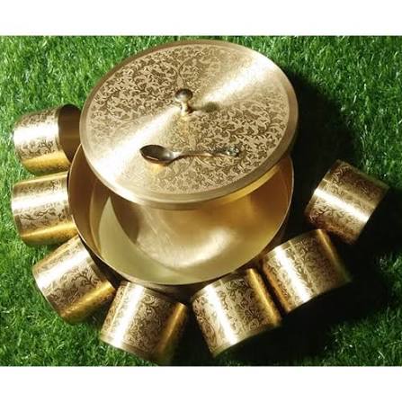 Handcrafted Brass Masala Box