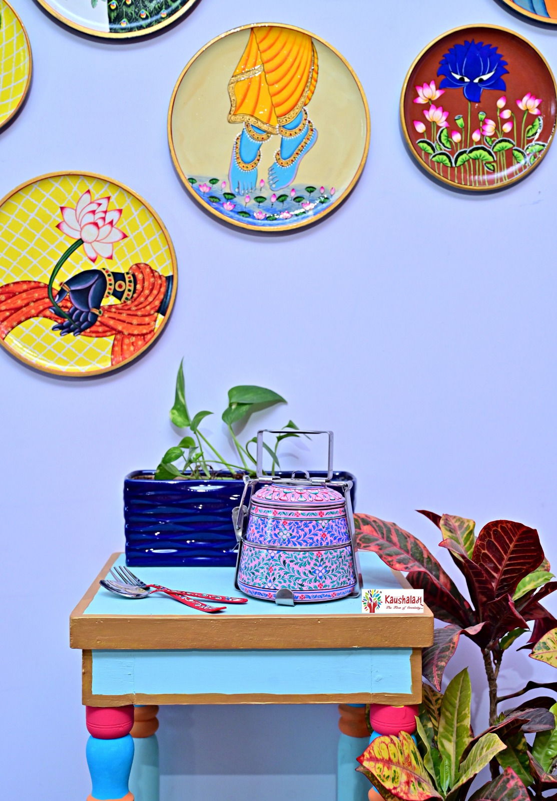 Handpainted Multi-Tier Heritage Tiffin