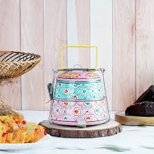 Handpainted Multi-Tier Heritage Tiffin