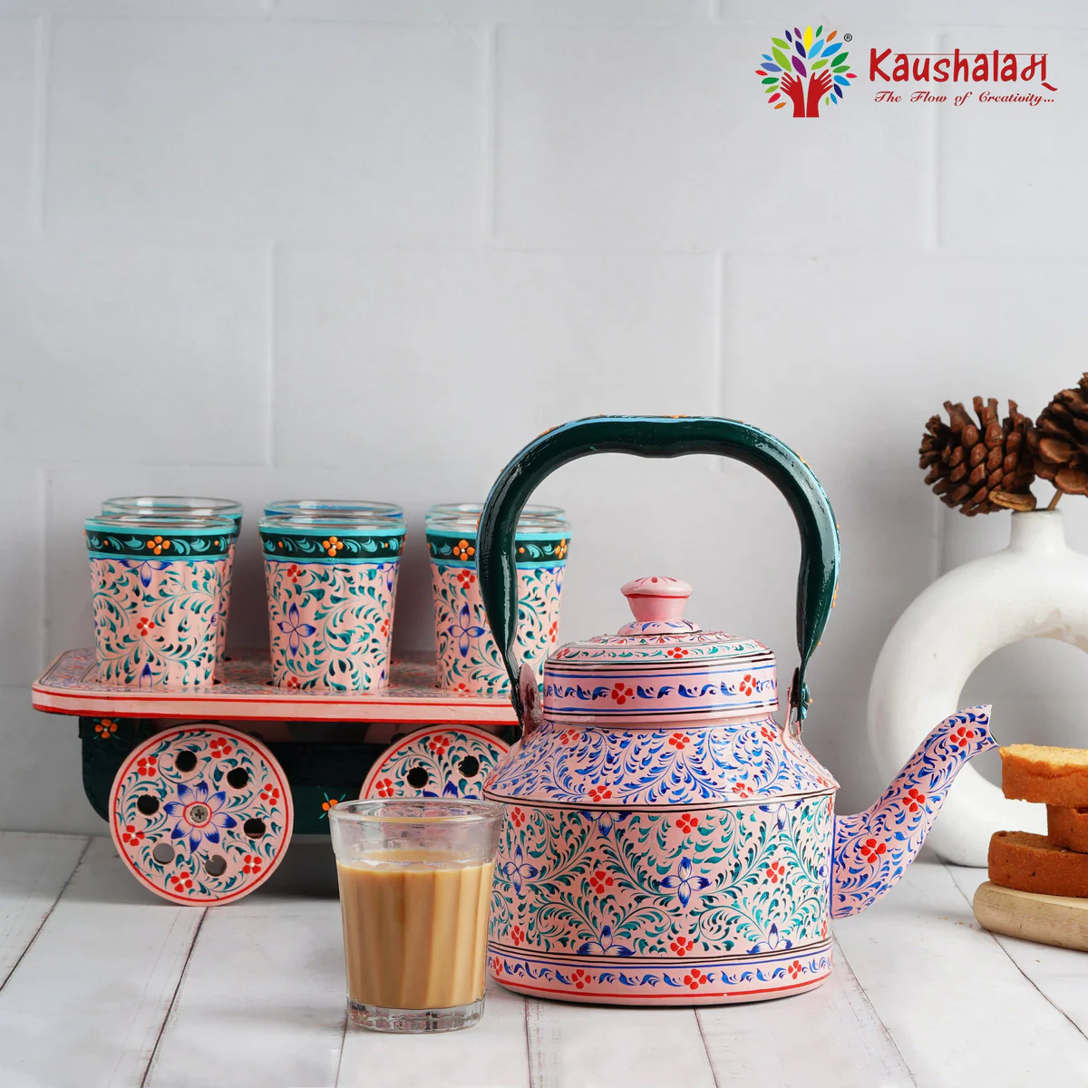 Heritage Tea & Cutting Chai Glass Set