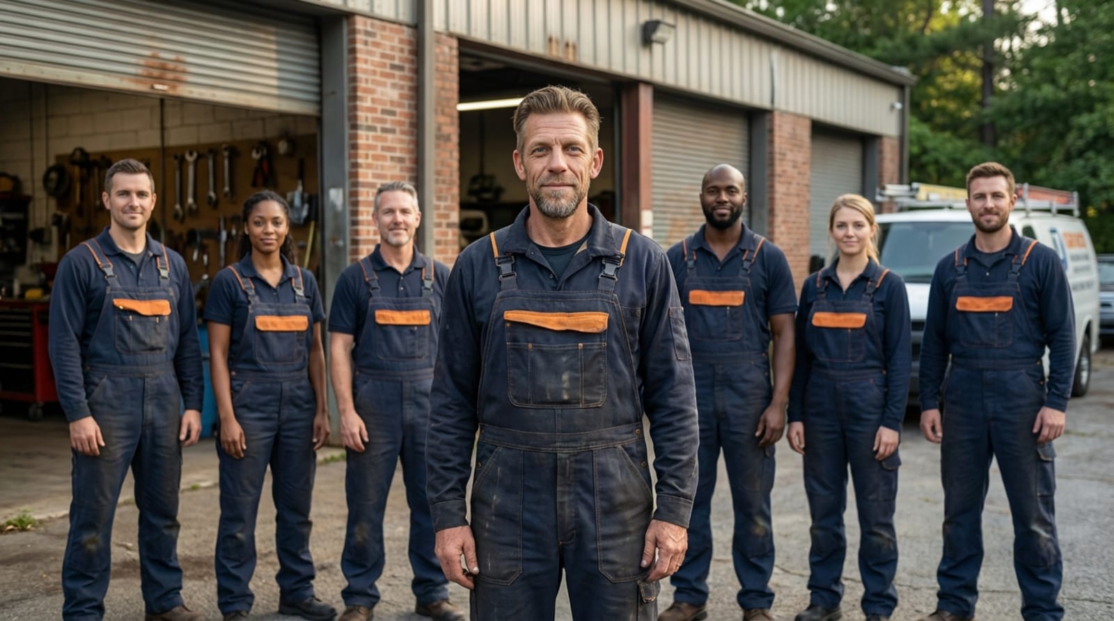 Chattanooga Septic Tank professional service truck at a residential property in Chattanooga, TN