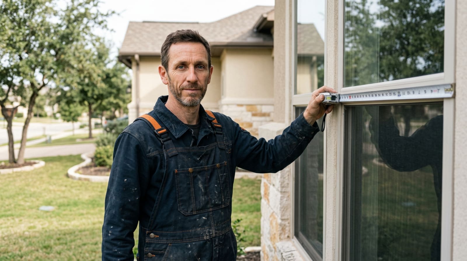 Main image of Window Replacement Austin showing expert technicians installing energy-efficient windows in a modern home in Austin, TX