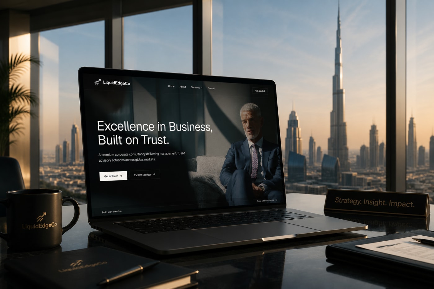 LiquidEdgeCo Corporate Website