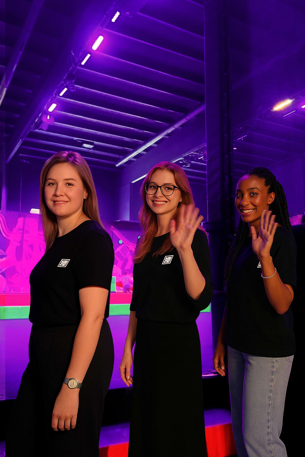 Festive atmosphere at Waza park