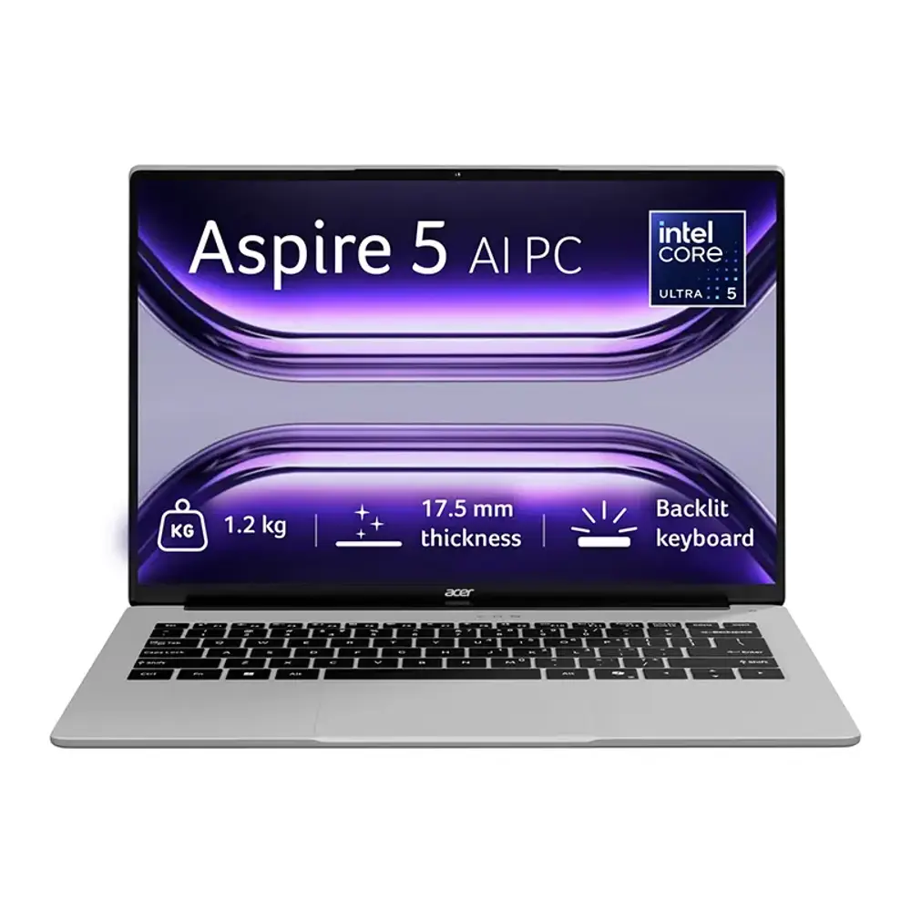 Acer Aspire 5 AI PC A514-54H | Intel Core Ultra 5 125H | 16GB RAM | 512GB SSD | 14" WUXGA Display | 1 years warranty