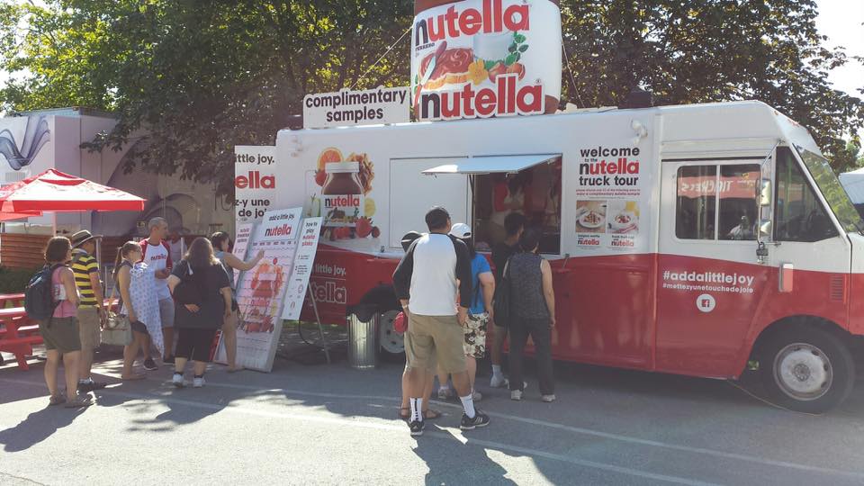 Nutella event On The Go Ads