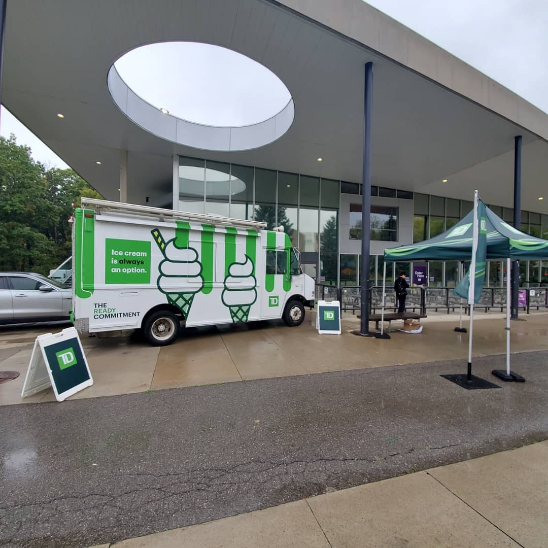 TD Green Ice Cream Campus Tour - On The Go Ads