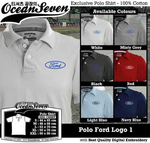 Polo Shirt Ford Logo 1