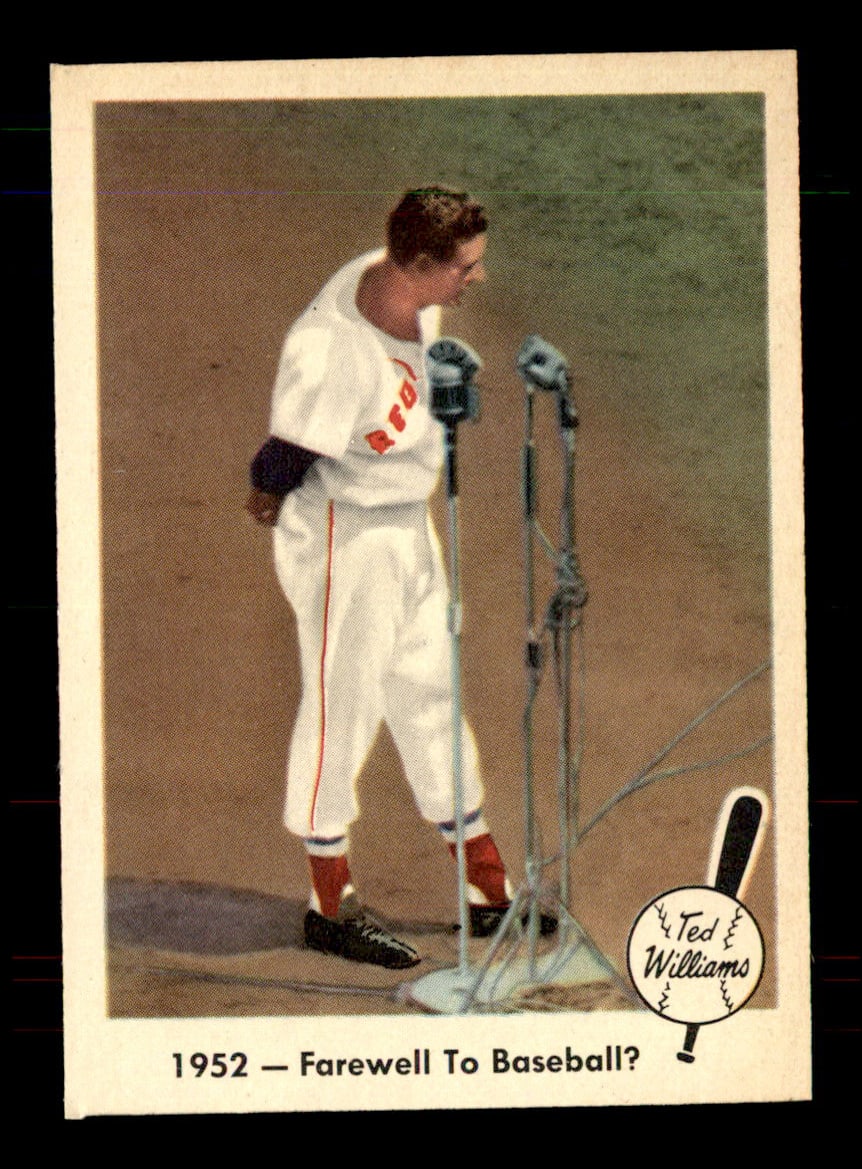 1959 Fleer #45 1952 - Farewell To Baseball? NM
