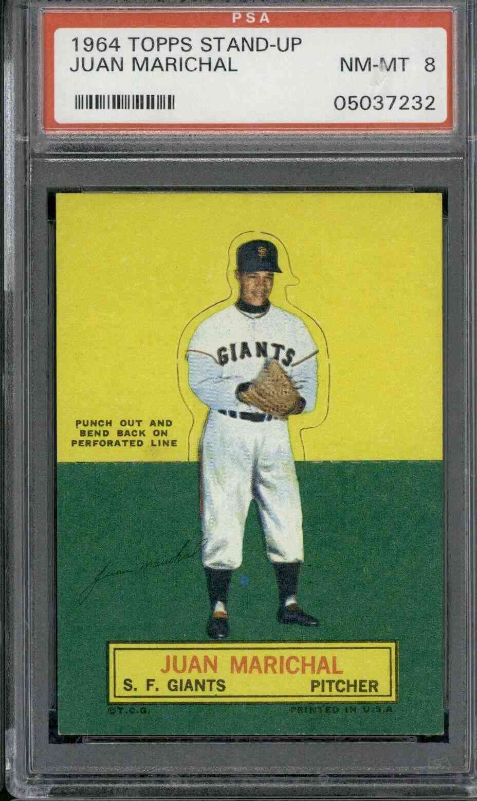 1964 Topps Stand-Up #0 Juan Marichal PSA 8