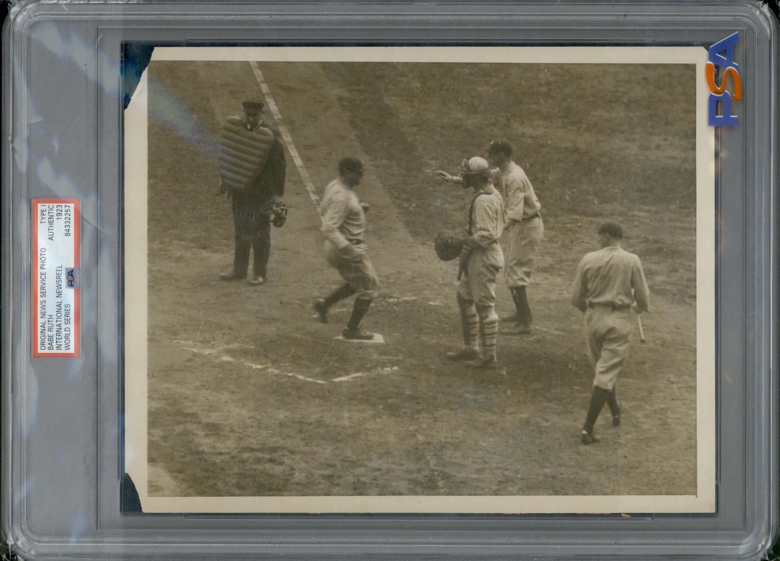 1923 Babe Ruth Photo Authentic Type 1 PSA/DNA 10" x 8"