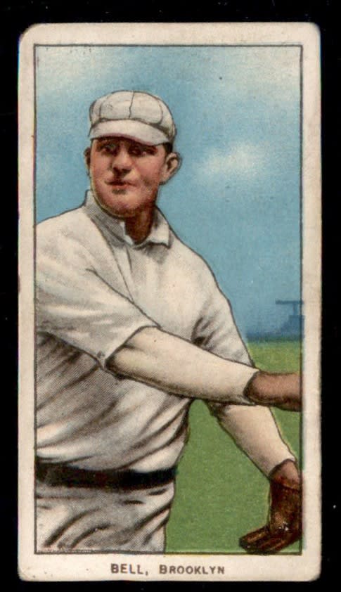 1909 T206 George Bell Follow Through (Marked)