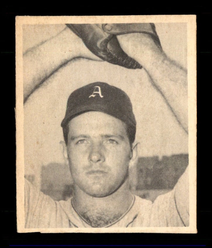 1948 Bowman #31 Bill McCahan (Miscut) EX