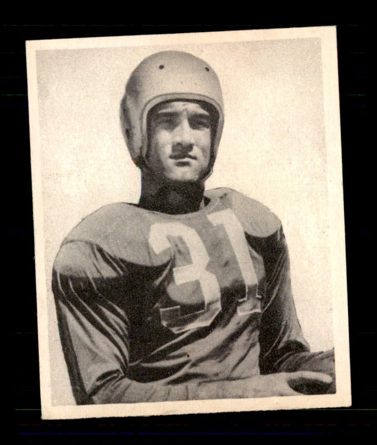 1948 Bowman #96 Ralph Heywood (small) EX-MT+