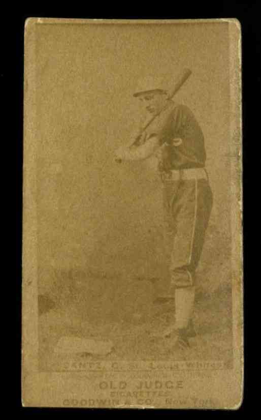1887 N172 Old Judge #64-4 Bart Cantz - Bat on Right Shoulder PR