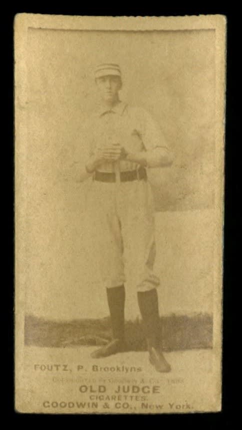 1887 N172 Old Judge #170-5 Dave Foutz - Ready to Pitch PR