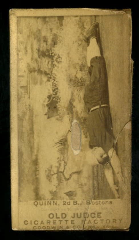 1887 N172 Old Judge #376-1 Joe Quinn - Sliding PR