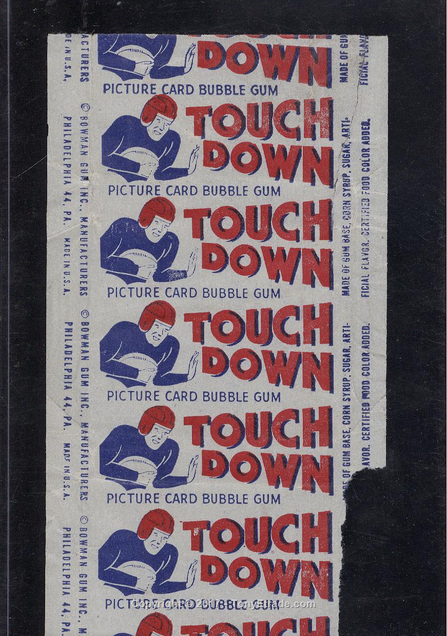 1948 Bowman Football Wrapper