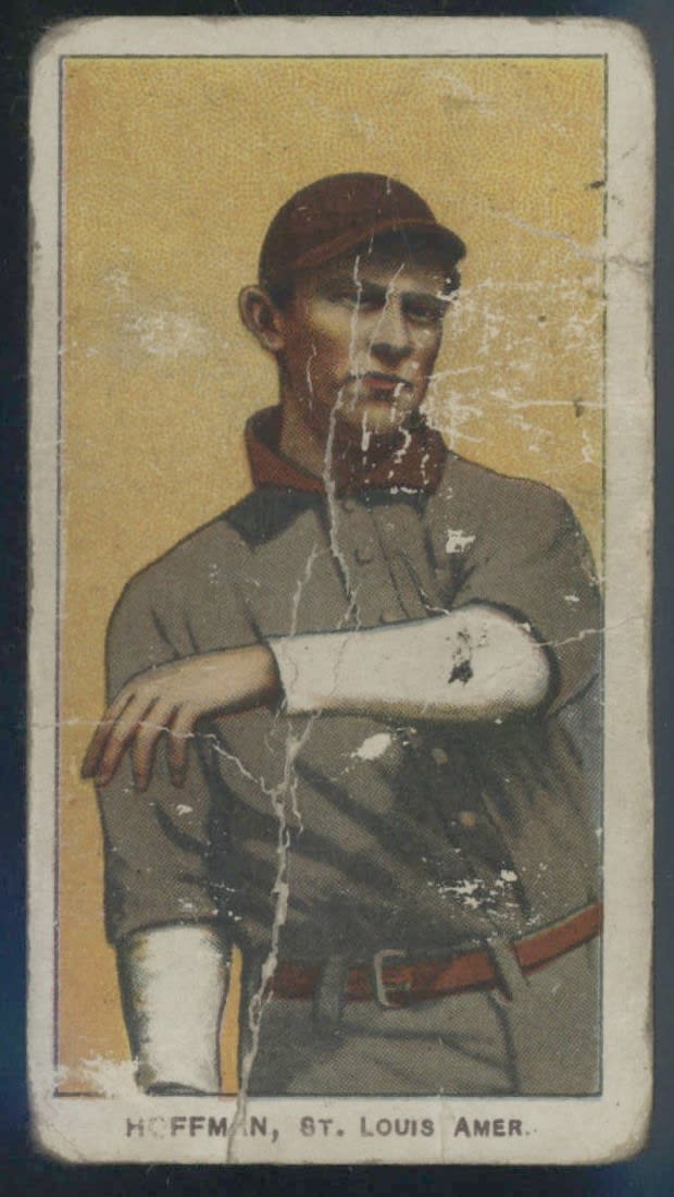 1909-11 T206 Danny Hoffman PR (Follow Thru) Piedmont 350