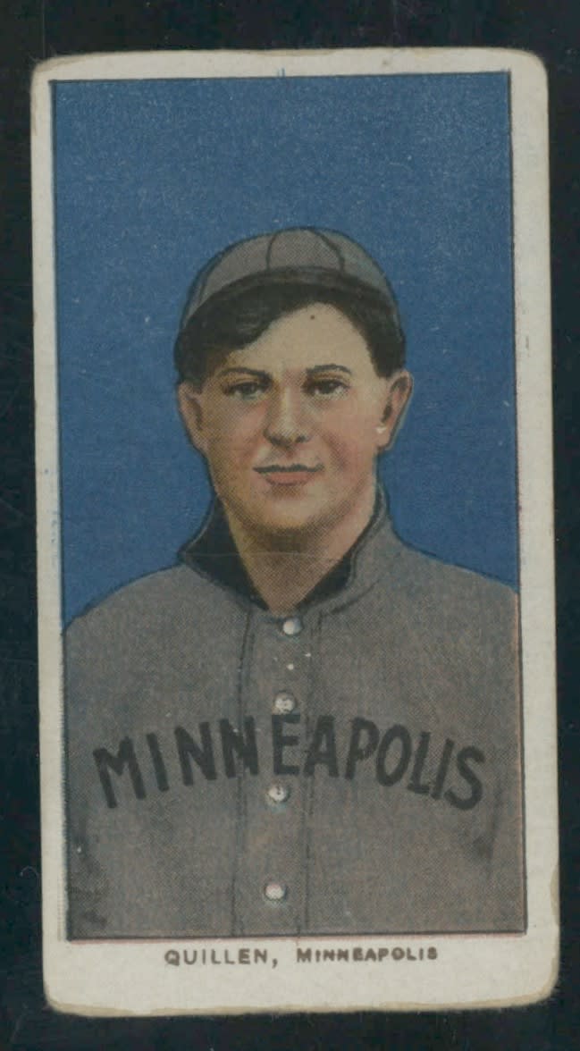 1909-11 T206 Lee Quillen Portrait Minneapolis Sovereign Cigarettes 350 VG