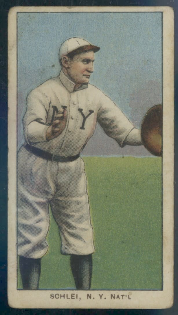 1909-11 T206 Admiral Schlei Catching Sweet Caporal 150 VG
