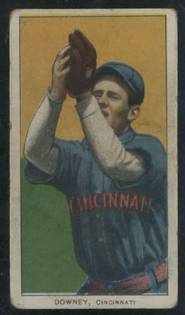 1909-11 T206 Tom Downey Fielding Piedmont 350 VG