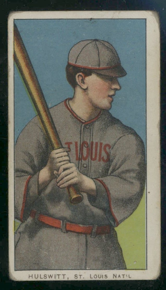 1909-11 T206 Rudy Hulswitt St. Louis Sweet Caporal 350 VG