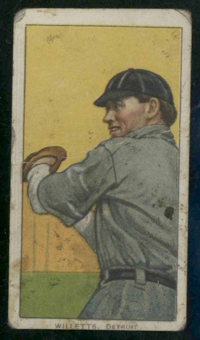 1909-11 T206 Ed Willetts Detroit Polar Bear FR