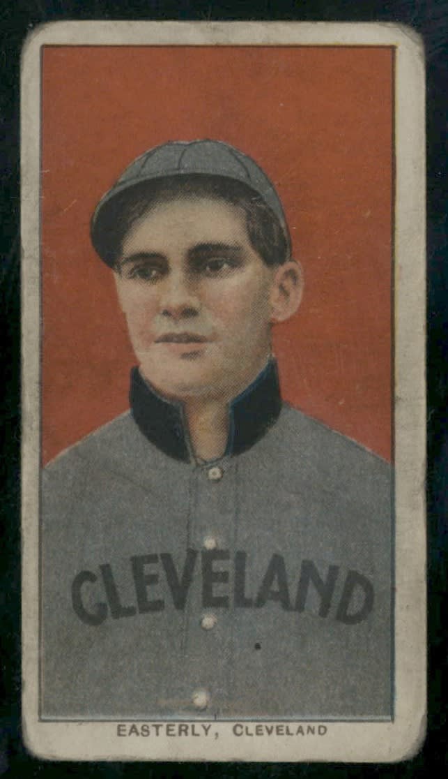 1909-11 T206 Ted Easterly Portrait Cleveland Sweet Caporal 350 VG