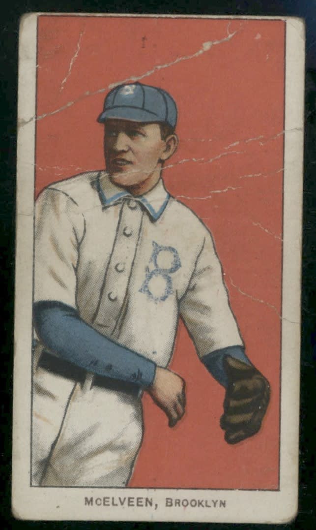 1909-11 T206 Pryor McElveen Brooklyn Sweet Caporal 350 FR
