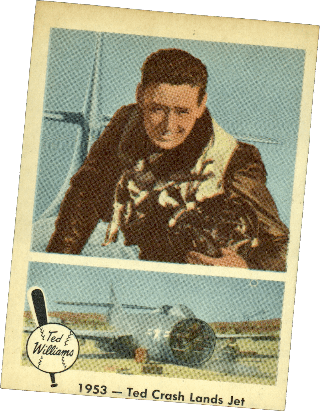 1959 Fleer #47 Crash Lands Jet NM-MT