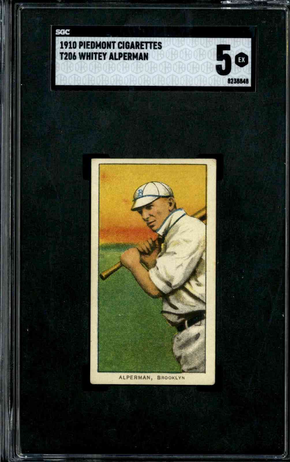 1909 T206 Whitey Alperman