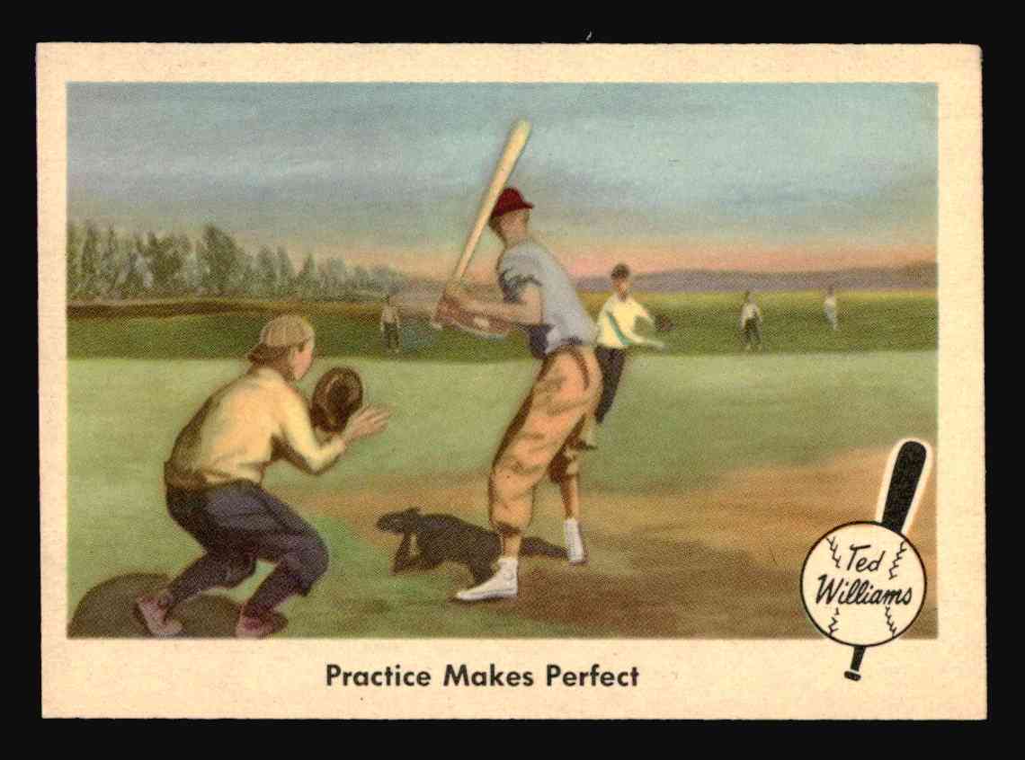 1959 Fleer #3 Practice Makes Perfect